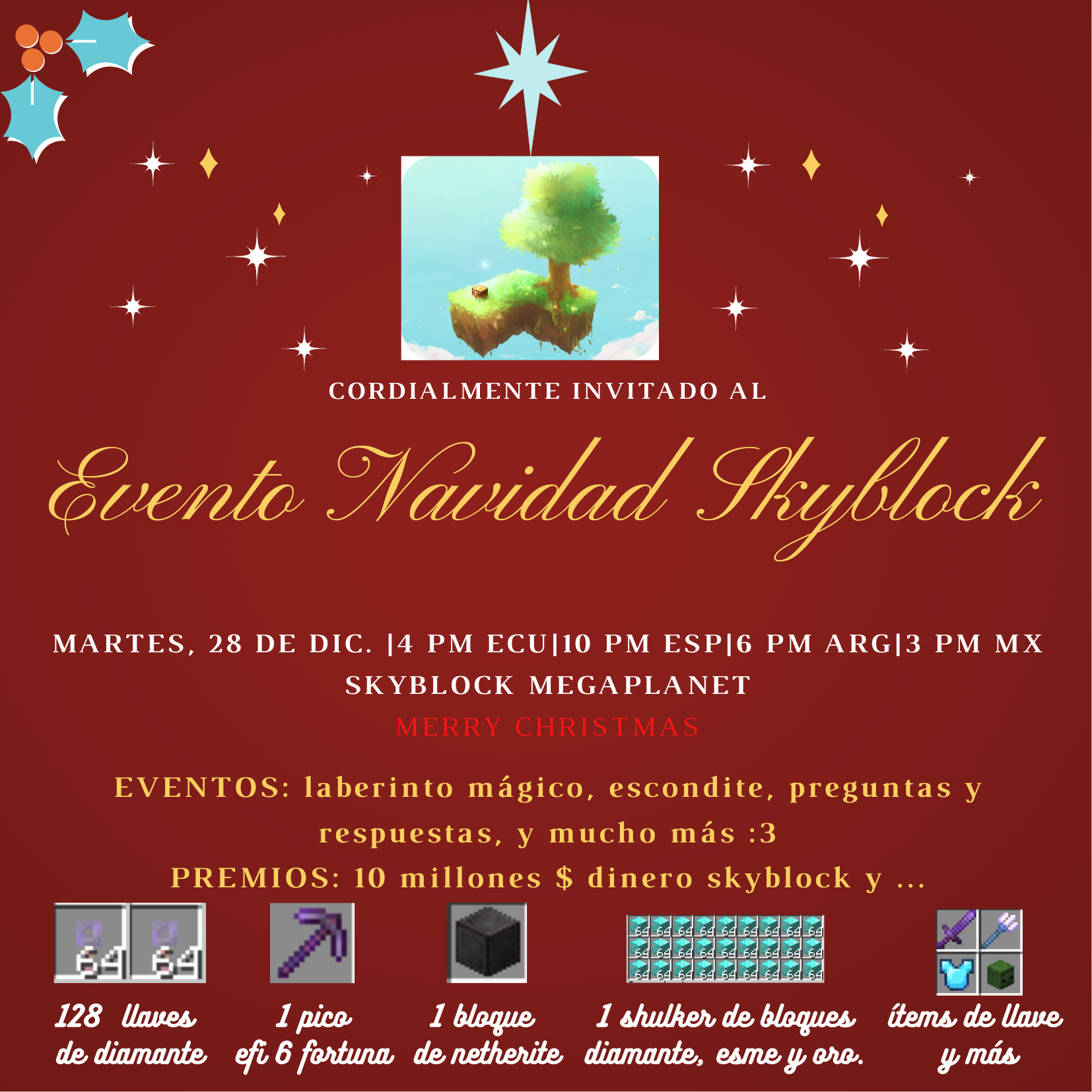 Invitación oficial oficial evento navidad skyblock.png Invitación oficial oficial evento navidad skyblock.png