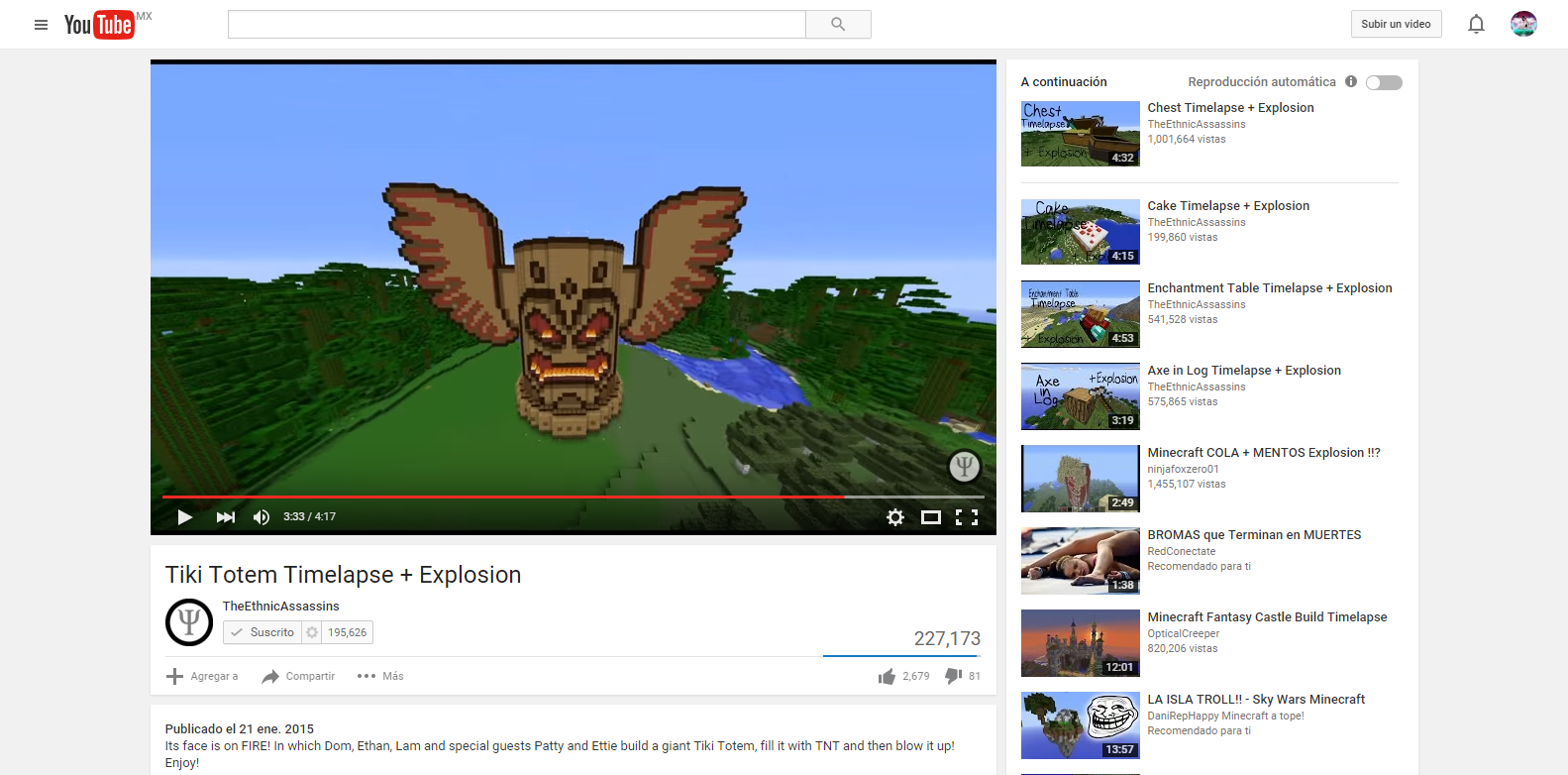 Tiki Totem Timelapse   Explosion   YouTube.png