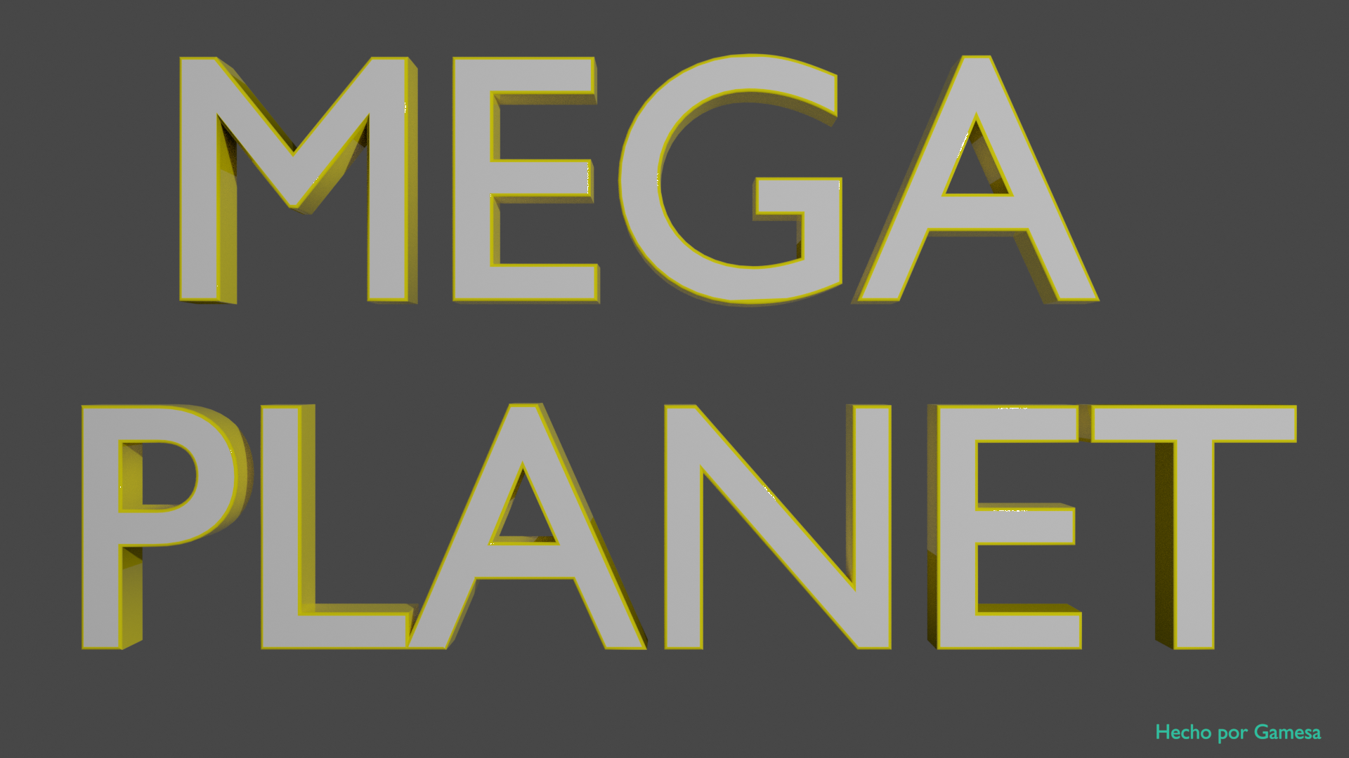 Texto Mega Planet 1080