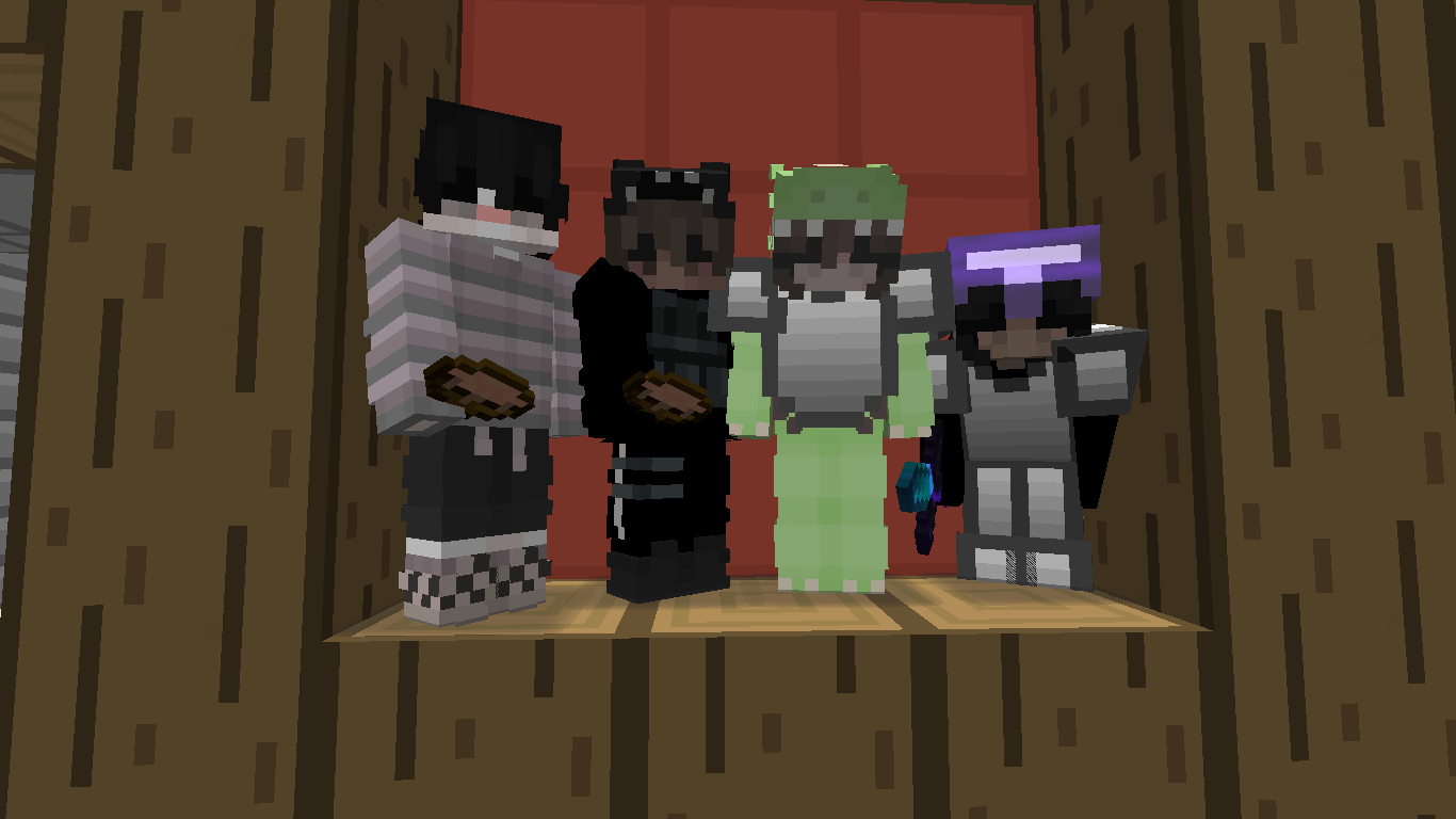 Una foto sacada con todos nuestros amigos de Kit PvP