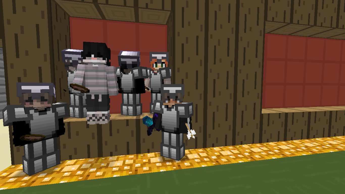 Una foto sacada con todos nuestros amigos de Kit PvP